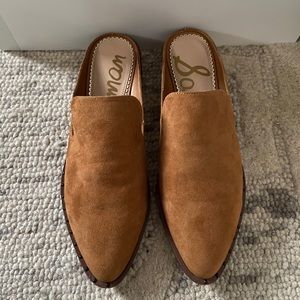 Sam Edelman Lewellyn Chestnut Lea Mule 10M NWOT